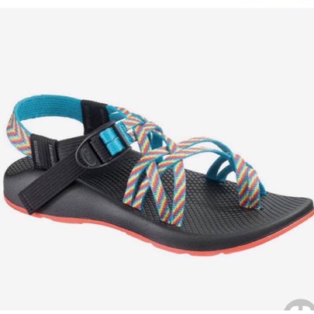 Chaco ZX2 Yampa Fiesta Rainbow Sandals Multicolor Womens Size 8